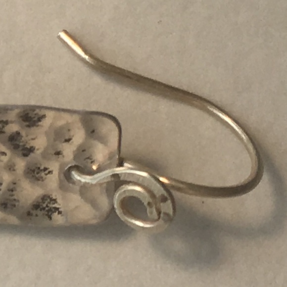 Handcrafted Recycled Aluminum n Crystal Earrings. - Picture 6 of 8